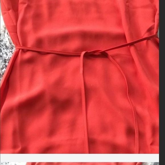 Ann Taylor Loft Scoop Neck Tie Waist Tank Dress - Picture 4 of 8